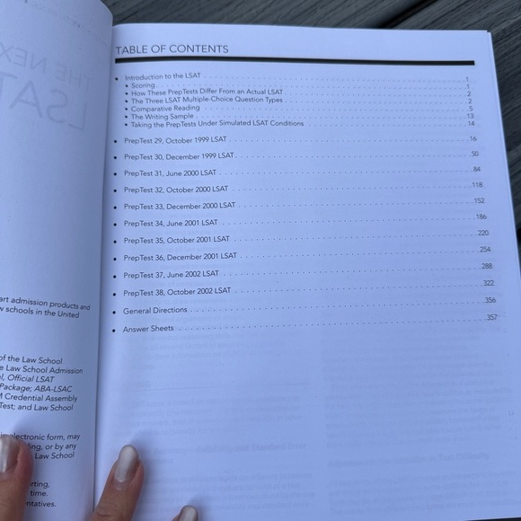 LSAT PrepTests Book in Purple and Orange - Picture 16 of 17
